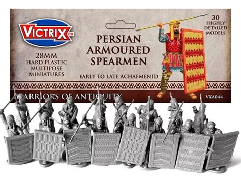 Caixa Miniatura Armoured Spearmen Victrix Persian