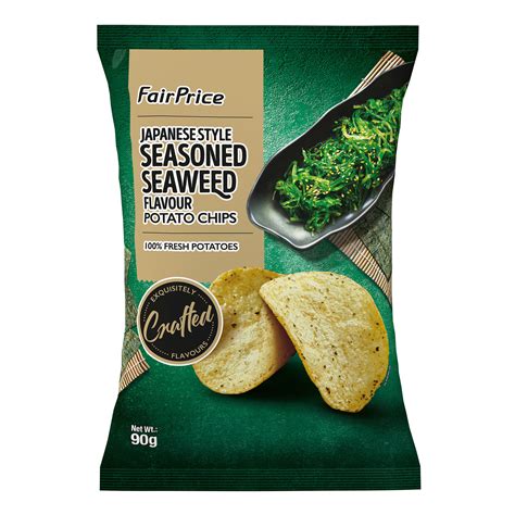 FairPrice Potato Chips Japanese Seasoned Seaweed NTUC FairPrice