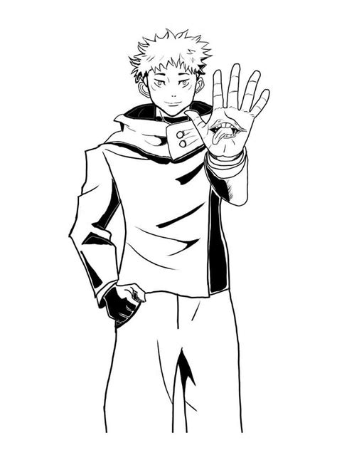 Jujutsu Kaisen Coloring Page Zaveiamaryum