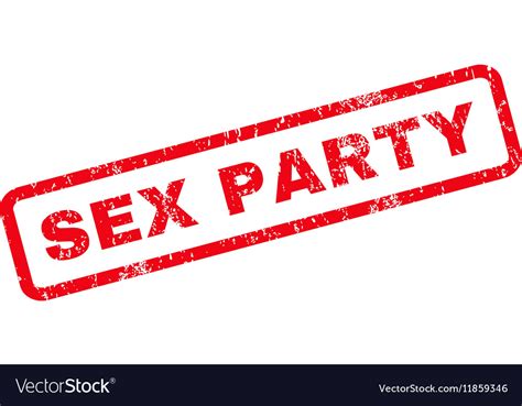 Sex Party Rubber Stamp Royalty Free Vector Image