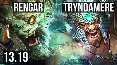 Rengar Vs Tryndamere Top Rank Rengar Jp Challenger