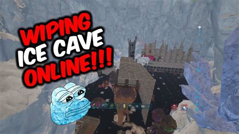 Wiping Ice Cave Online Ark Official PvP Cave PvP Foot PvP