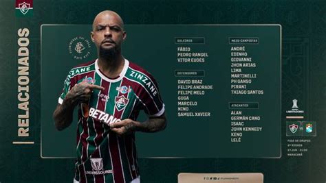 Fluminense Divulga Relacionados Para Enfrentar O Sporting Cristal A