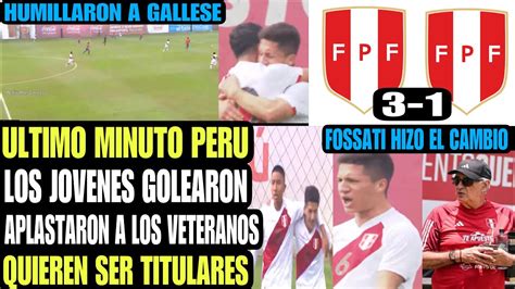 INCREIBLE GOLEADA FOSSATI SORPRENDIÓ CON LOS MÁS JOVENES