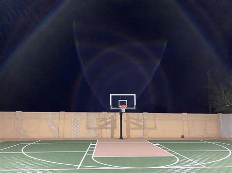 LED Lighting for Backyard Basketball Court In Arizona – Wisconsin ...