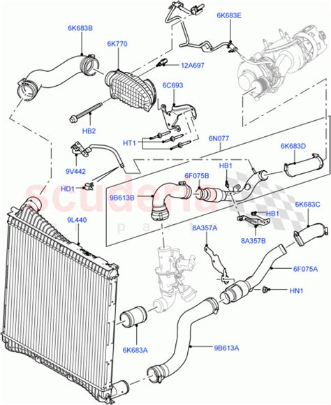 Lr Hose Intercooler For Land Rover Discovery Range Rover Sport