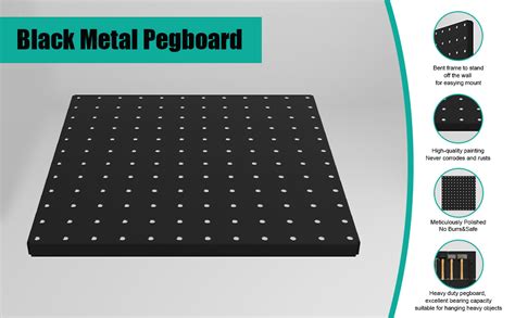 Amazon Hogurity Peg Board Pack Metal Pegboard Panels Black