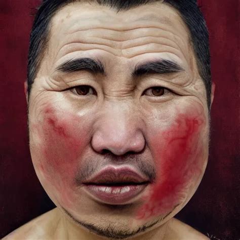 Photorealistic Face Portrait Of Chinese Uyghur Muslim Stable