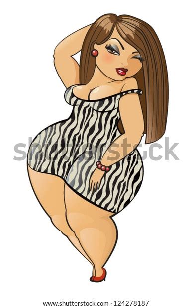 Sexy Brownhaired Woman Vector Stock Vector Royalty Free 124278187