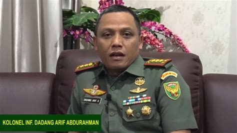 Foto Profil Mayjen Tni Dadang Arif Abdurachman Pangdam Iii Siliwangi