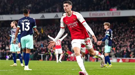 Arsenal 2 1 Brentford Kai Havertz Scores Late Winner To Send Gunners