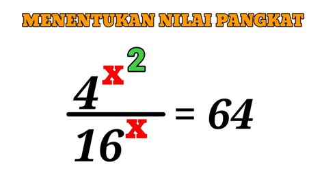 Cara Menyelesaikan Soal Matematika Menentukan Nilai Pangkat Koefisien