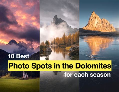 The 10 Best Photography Spots in the Dolomites