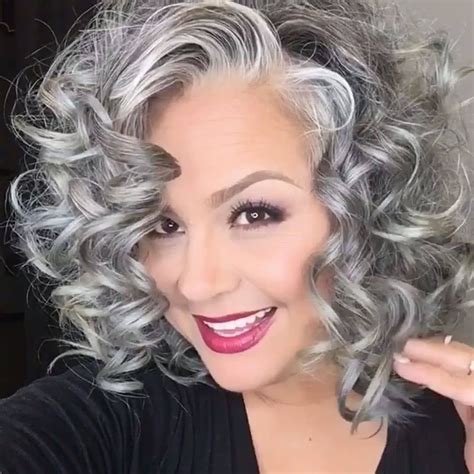 Long Hairstyles For Gray Hair