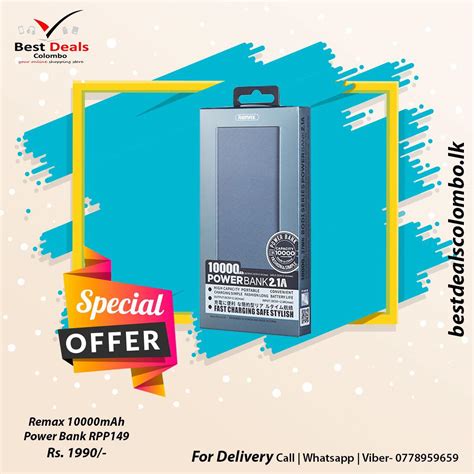 Remax 10000mAh Power Bank RPP149 | 5ynd.lk