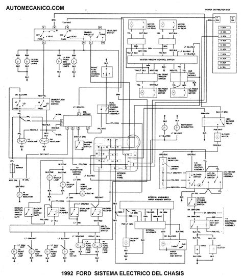 Diagrama Electrico Ford Diagramas Sistema El Ctrico Fo