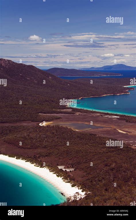 White Sand Beach Of Wineglass Bay Freycinet National Park Freycinet Peninsula Coles Bay