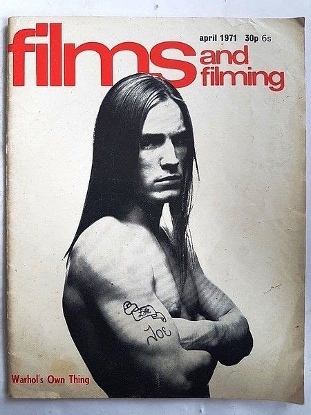 Films And Filming Magazine April 1971 Featuring On Cover Joe