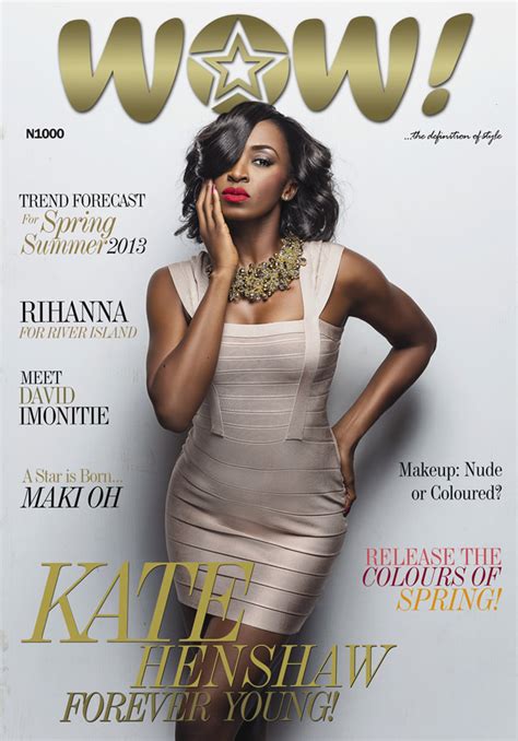 Kate Henshaw Covers Wow! Magazine - Fashion - Nigeria