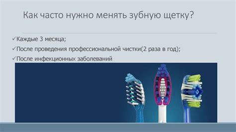 Как часто нужно менять зубную щетку
