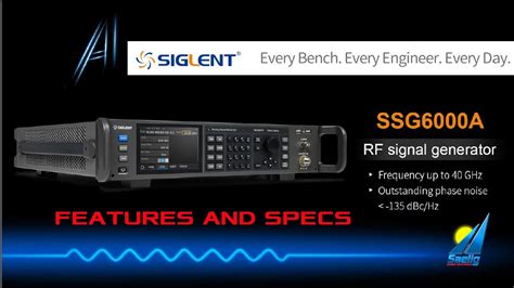 Siglent Ssg6000a Microwave Signal Generators For Microwave And Mmwave