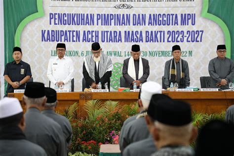 PORTALSATU Pimpinan Dan Anggota MPU Aceh Utara 2023 2027