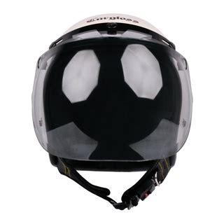 Jual Cargloss Cfm Retro Visor Hebo Smoke Helm Half Face Avorio Naide