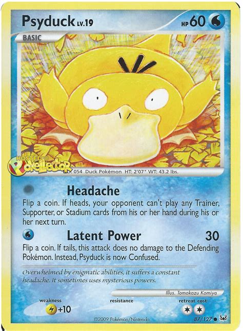 Psyduck - Platinum #87 Pokemon Card