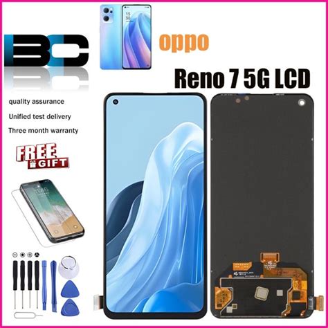 FOR OPPO Reno7 5G LCD CPH2371 Original AMOLED Material LCD Touch