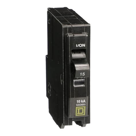 SQUARE D 15A 1 Pole Miniature Circuit Breaker QO 120 240V AC