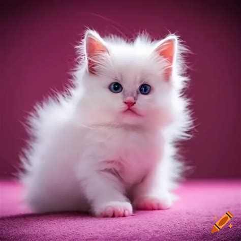 Adorable Angora Kitten On Craiyon