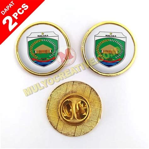 Pin Logo Kabupaten Malaka Pin Wing Bros Logo Daerah Lencana Pin Bros