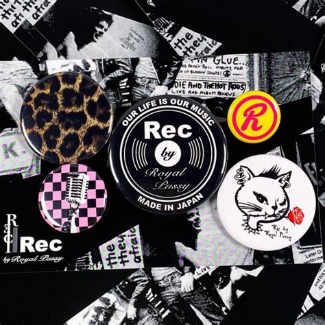 Rec by Royal Pussy レック バイ ロイヤルプッシーRec Badge Set缶バッジセット ポストカード付き 猫