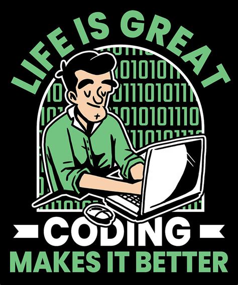 Funny Programmer Software Engineer Coder Programming Coding Digital Art