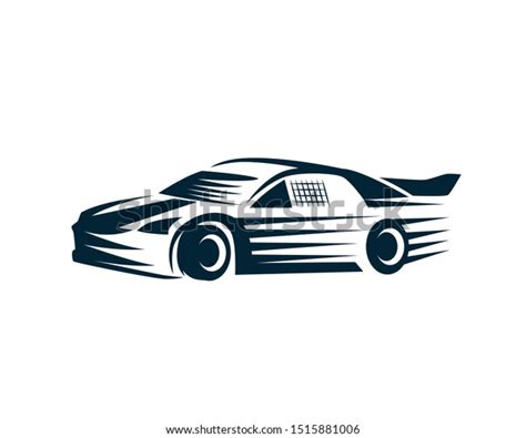 Nascar Racing Car Illustration Stock Vector (Royalty Free) 1515881006 ...