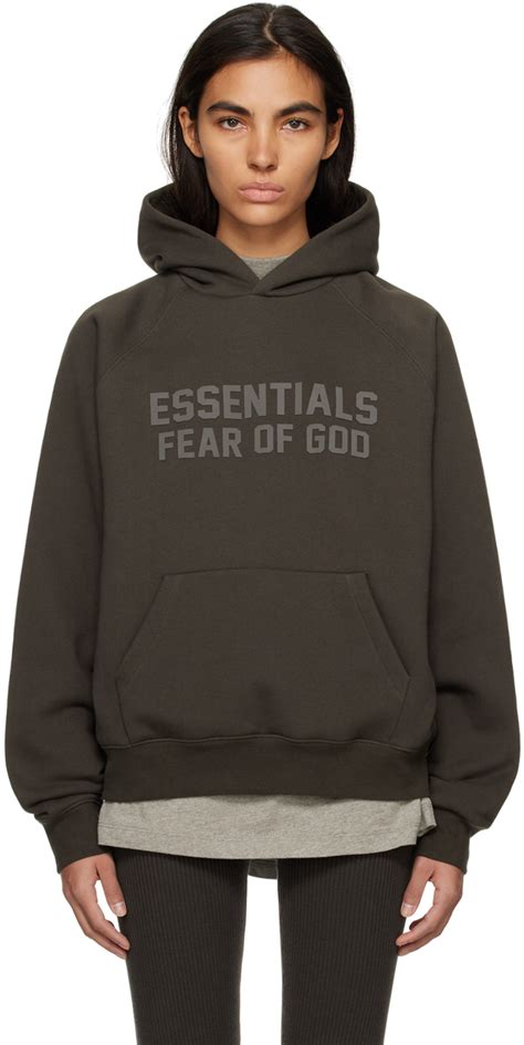 Essentials Gray Raglan Hoodie Essentials