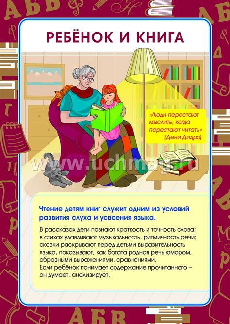Комплект плакатов "Книга и чтение в развитии дошкольника": 4 плаката ...