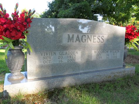 Vivien Gladden Magness Memorial Find A Grave