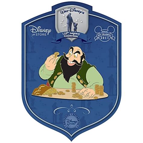 Disney Villain Stromboli Pin LE New On Card - GoodNReadyToGo