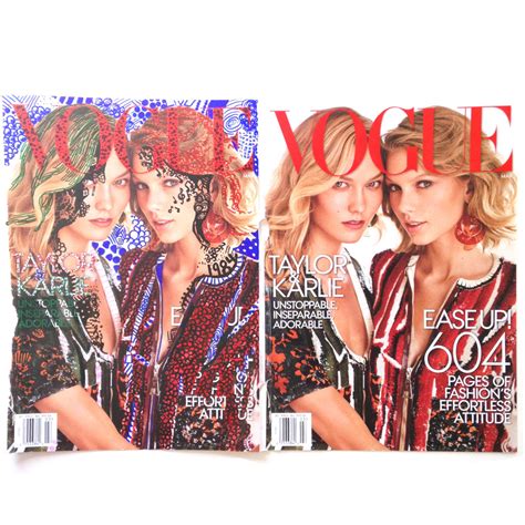 Taylor Swift & Karlie Kloss Vogue Magazine Art