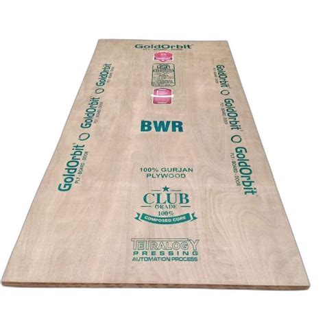 Mm Gold Orbit Bwr Grade Gurjan Plywood For Furniture At Rs