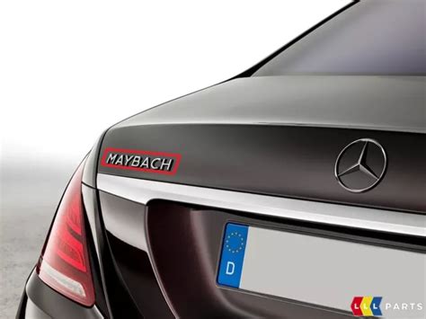 New Genuine Mercedes Benz S Class W Rear Trunk Maybach Logo Emblem