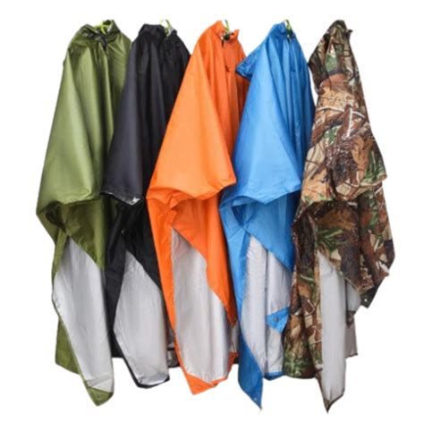 Poncho Capa Chuva Caminhada Trilha Camping Pesca C Capuz Shop Da