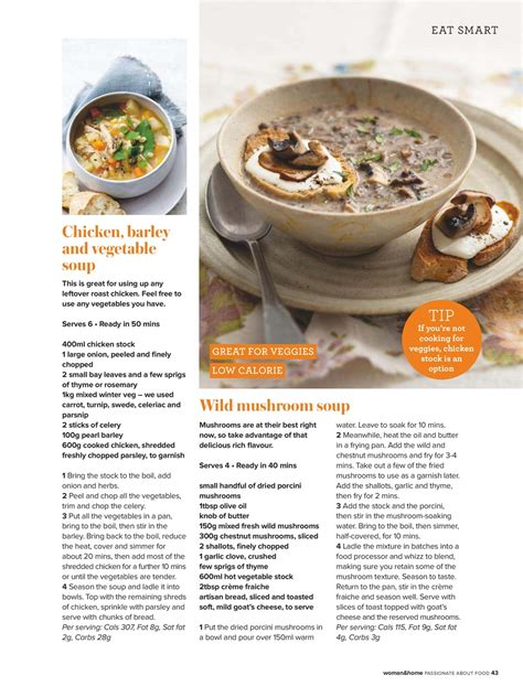 Woman And Home Feel Good Food Magazine October 2019 Back Issue