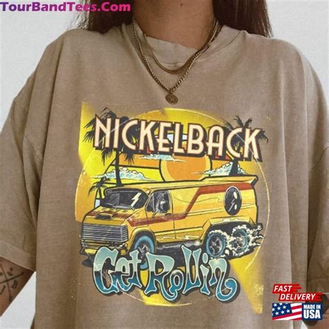 Vintage Nickleback Band Tshirt Get Rollin New Album Shirt Merch T-Shirt ...