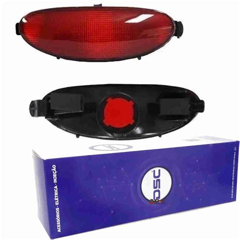 Luz Neblina Peugeot 206 Lanterna Parachoque Traseira Rubi