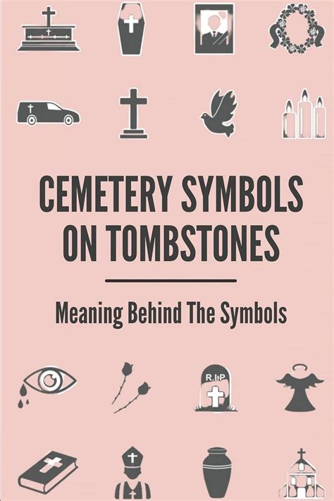 Buy Cemetery Symbols On Tombstones: Meaning Behind The Symbols: Old ...