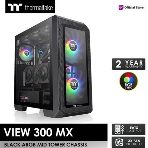 Promo Thermaltake View 300 Mx Mid Tower E Atx Chassis Cicil 0 3x Jakarta Utara