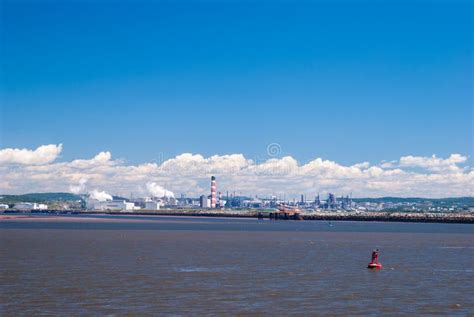 Saint John Skyline, New Brunswick, Canada. Stock Photo - Image of ...