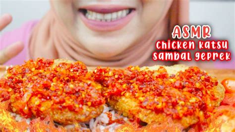 Asmr Chicken Katsu Sambal Geprek Super Pedass Youtube